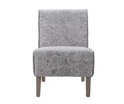 Jane Dark Gray Upholstered Coastal Slipper Chair 9 Jane Dark Gray Upholstered Coastal Slipper Chair -Living Room Furniture 810543303 3