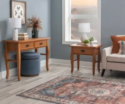 Denver Antique Pine 1-Drawer Curved Leg End Table -Living Room Furniture 810543318 A0 10