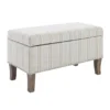Lisa Railroad Striped Storage Ottoman 1 Lisa Railroad Striped Storage Ottoman -Living Room Furniture 810543333 1