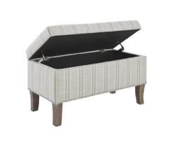 Lisa Railroad Striped Storage Ottoman 10 Lisa Railroad Striped Storage Ottoman -Living Room Furniture 810543333 4