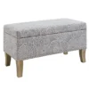 Lisa Seashell Storage Ottoman 1 Lisa Seashell Storage Ottoman -Living Room Furniture 810543334 1
