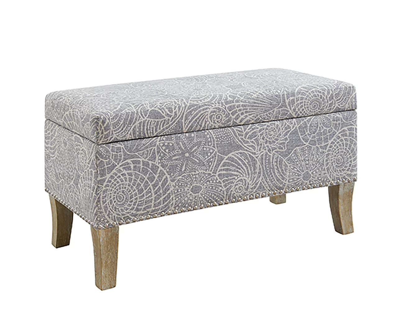 Lisa Seashell Storage Ottoman 3 Lisa Seashell Storage Ottoman