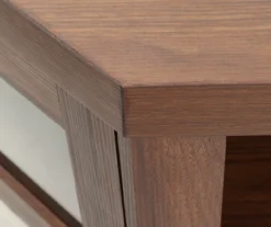 48" Brown Corner Electric Fireplace Console 8 48" Brown Corner Electric Fireplace Console -Living Room Furniture 810570725 1