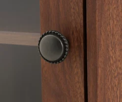 48" Brown Corner Electric Fireplace Console 9 48" Brown Corner Electric Fireplace Console -Living Room Furniture 810570725 2