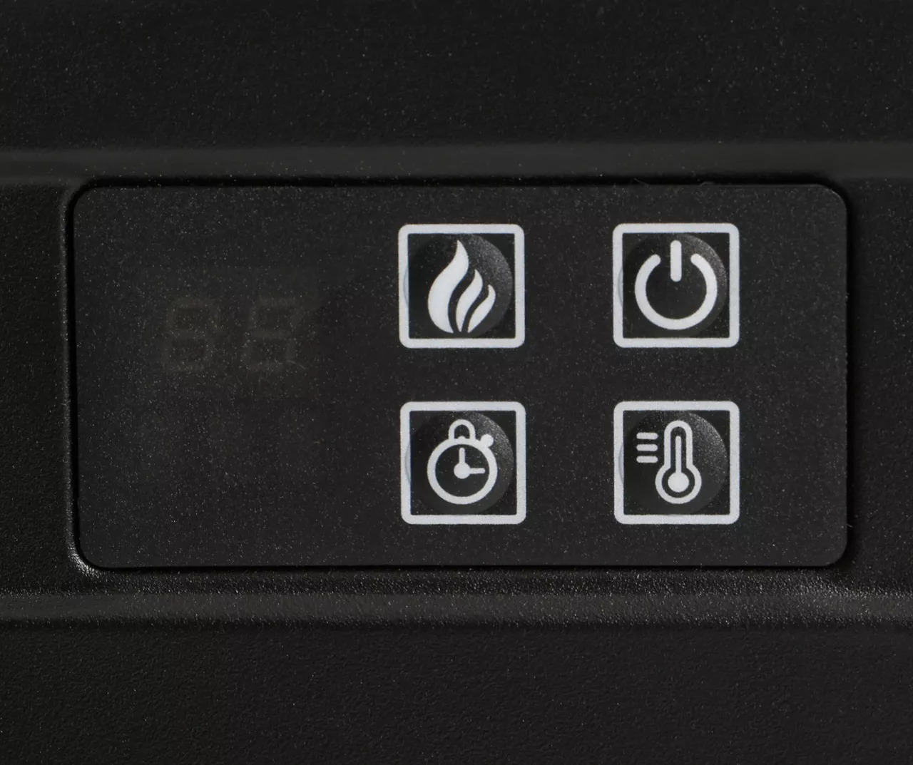 48" Brown Corner Electric Fireplace Console 4 48" Brown Corner Electric Fireplace Console - Image 2