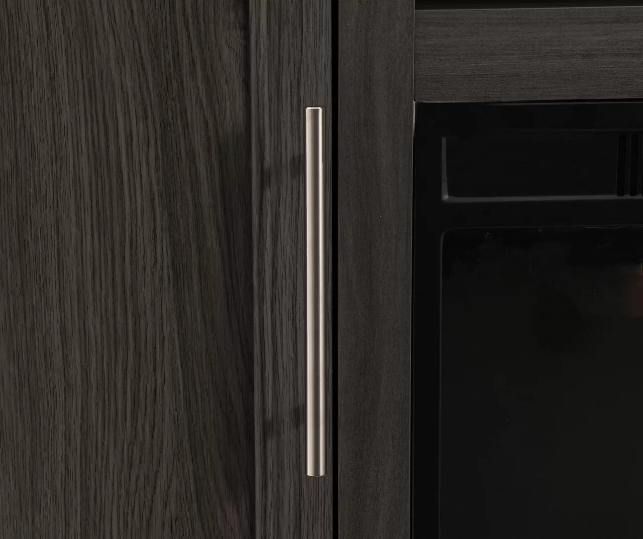 54" Gray Electric Fireplace Console 6 54" Gray Electric Fireplace Console - Image 4