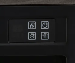 54" Gray Electric Fireplace Console 8 54" Gray Electric Fireplace Console -Living Room Furniture 810570726 3