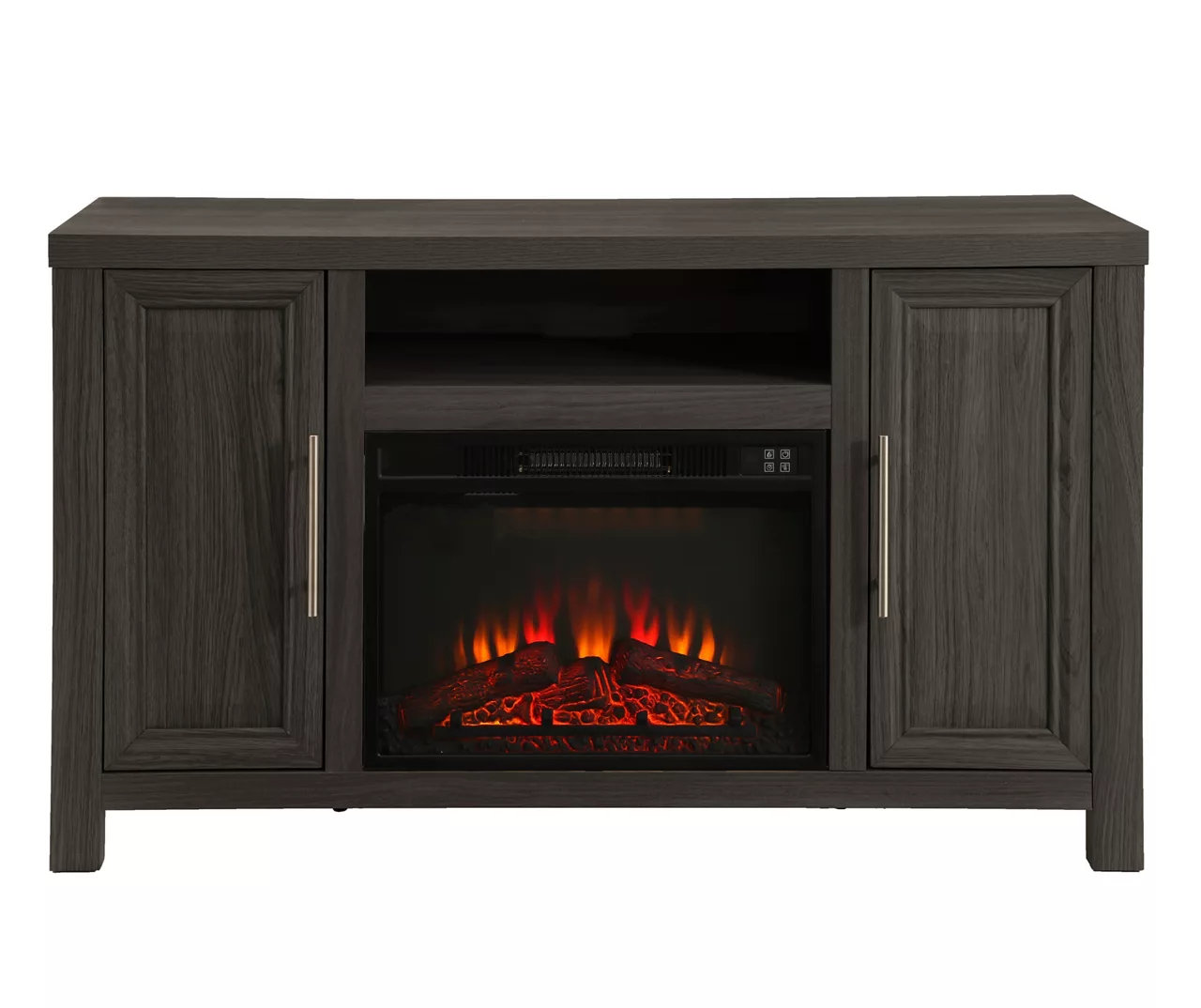 54" Gray Electric Fireplace Console 3 54" Gray Electric Fireplace Console