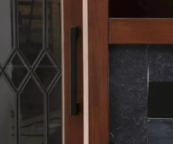 66" Heirloom Cherry Electric Fireplace Console -Living Room Furniture 810570830 1 1