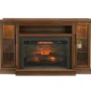 66" Heirloom Cherry Electric Fireplace Console 2 66" Heirloom Cherry Electric Fireplace Console -Living Room Furniture 810570830 1