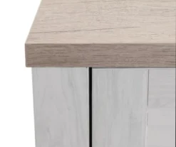 54" 2-Tone Shutter Door Electric Fireplace Console 13 54" 2-Tone Shutter Door Electric Fireplace Console -Living Room Furniture 810571321 2