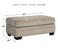 Signature Design By Ashley Dorsten Ottoman -Living Room Furniture 810587405 4