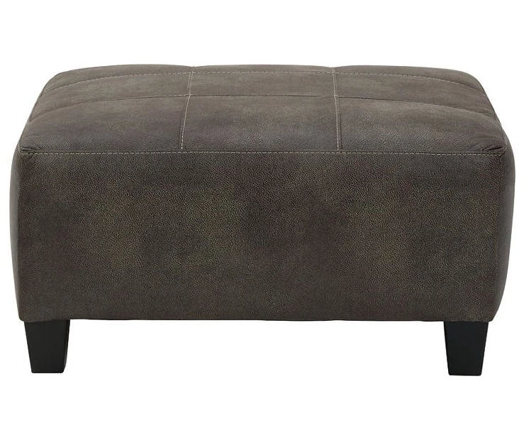 Signature Design By Ashley Navi Faux Leather Oversized Accent Ottoman 6 Signature Design By Ashley Navi Faux Leather Oversized Accent Ottoman - Image 4