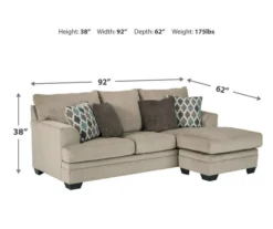 Signature Design By Ashley Dorsten Sofa Chaise -Living Room Furniture 810587467 7