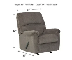 Dorsten Slate Rocker Recliner 23 Dorsten Slate Rocker Recliner -Living Room Furniture 810587469 81