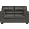 Bladen Slate Faux Leather Loveseat 2 Bladen Slate Faux Leather Loveseat -Living Room Furniture 810587472 1 1