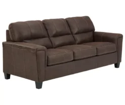 Signature Design By Ashley Navi Faux Leather Sofa -Living Room Furniture 810587483 1