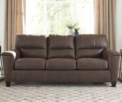 Signature Design By Ashley Navi Faux Leather Sofa -Living Room Furniture 810587483 7
