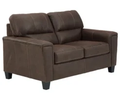 Signature Design By Ashley Navi Faux Leather Loveseat 20 Signature Design By Ashley Navi Faux Leather Loveseat -Living Room Furniture 810587484 1