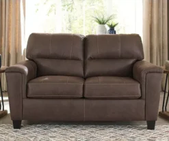 Signature Design By Ashley Navi Faux Leather Loveseat 23 Signature Design By Ashley Navi Faux Leather Loveseat -Living Room Furniture 810587484 5