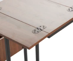 Walnut Drop-Leaf C Side Table With USB Charging 13 Walnut Drop-Leaf C Side Table With USB Charging -Living Room Furniture 810587517 5