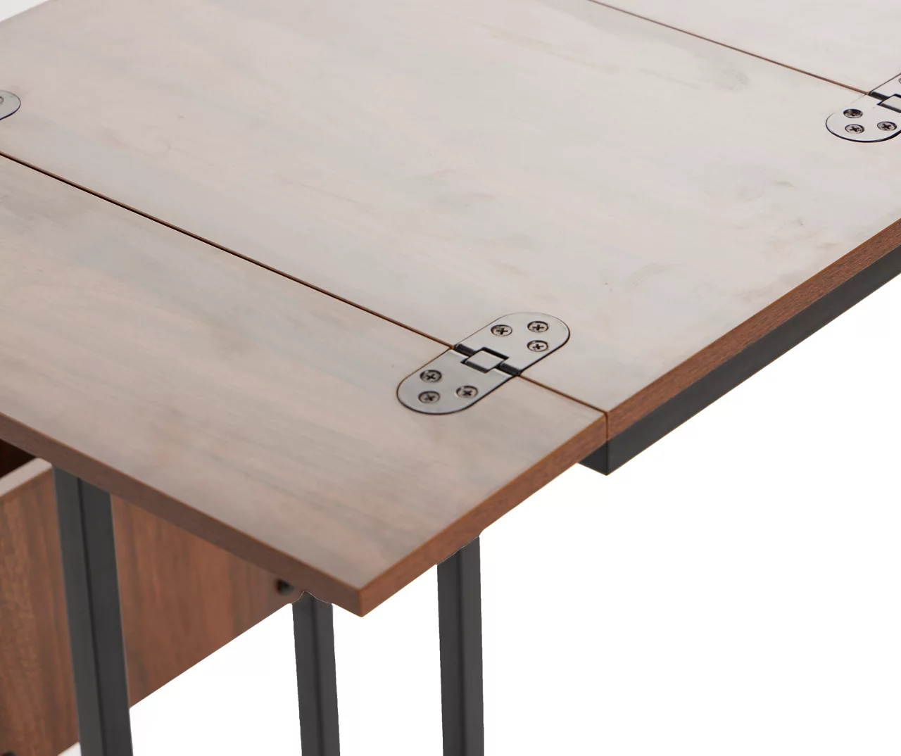 Walnut Drop-Leaf C Side Table With USB Charging 8 Walnut Drop-Leaf C Side Table With USB Charging - Image 6