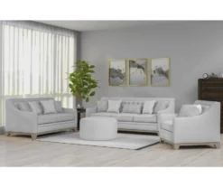 Waltham Wickham Gray Ottoman 8 Waltham Wickham Gray Ottoman -Living Room Furniture 810590538 2 1