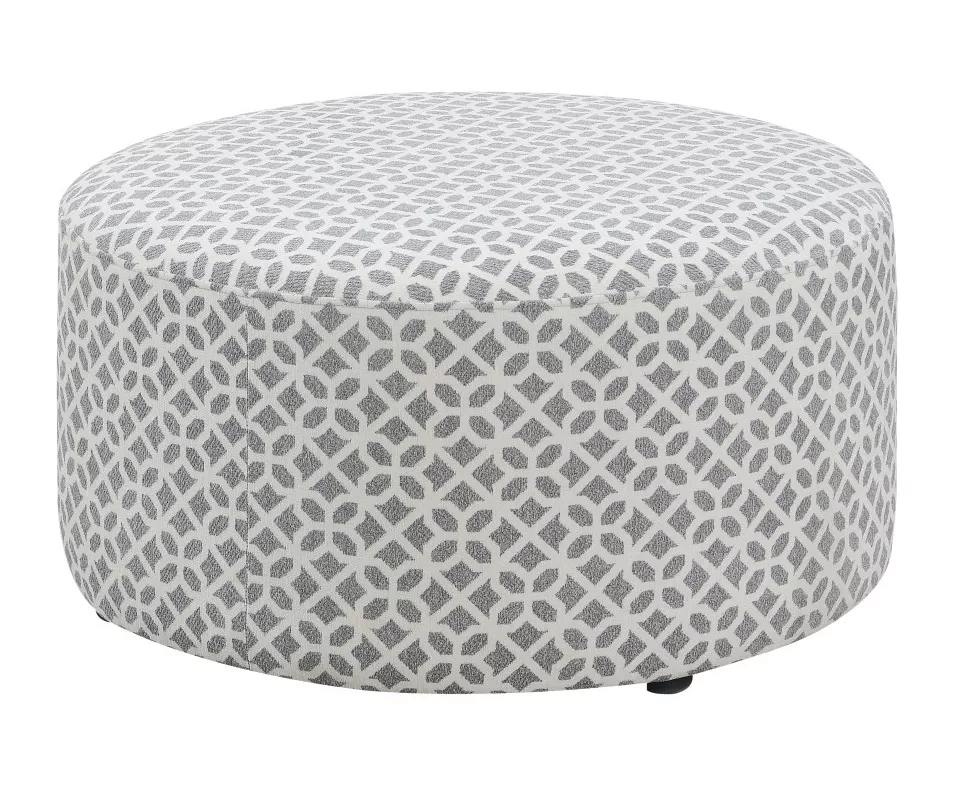 Anderson Gray Lattice Ottoman 3 Anderson Gray Lattice Ottoman