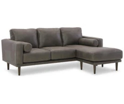 Signature Design By Ashley Arroyo Faux Leather Sofa Chaise 33 Signature Design By Ashley Arroyo Faux Leather Sofa Chaise -Living Room Furniture 810594573 6