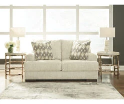 Caretti Parchment Loveseat -Living Room Furniture 810594576 4