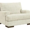 Caretti Parchment Chair And A Half -Living Room Furniture 810594577