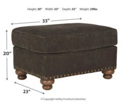 Stracelen Sable Ottoman 13 Stracelen Sable Ottoman -Living Room Furniture 810594584 3 1