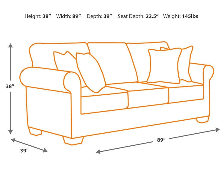 Larkinhurst Earth Faux Leather Sofa 7 Larkinhurst Earth Faux Leather Sofa - Image 5