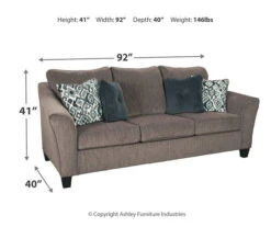 Nemoli Slate Sofa -Living Room Furniture 810594618 6