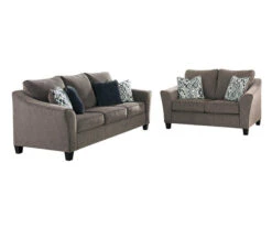 Nemoli Slate Loveseat 23 Nemoli Slate Loveseat -Living Room Furniture 810594618 810594619 2