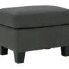 Bayonne Charcoal Ottoman 2 Bayonne Charcoal Ottoman -Living Room Furniture 810594661