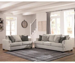 Velletri Pewter Sofa -Living Room Furniture 810594666 810594667