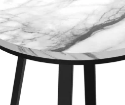 Monarch Faux Marble & Metal Accent Table -Living Room Furniture 810598396 A8 1
