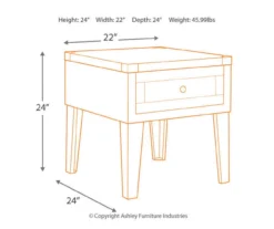 Chazney End Table -Living Room Furniture 810598691 2