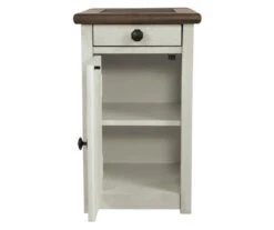 Bolanburg Chairside End Table With USB Ports, Outlets & Tray