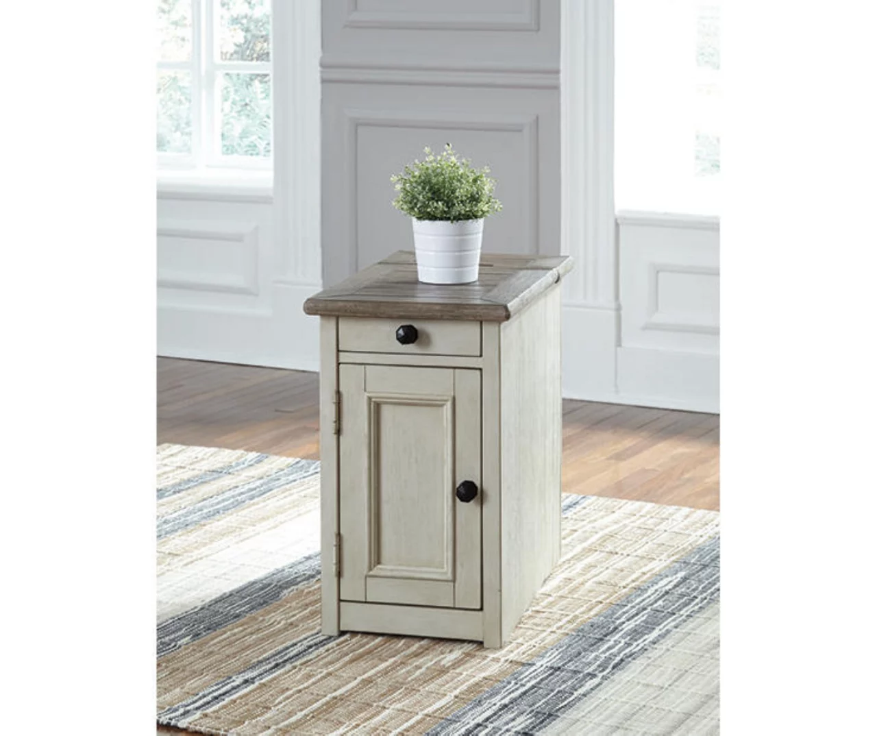 Bolanburg Chairside End Table With USB Ports, Outlets & Tray 8 Bolanburg Chairside End Table With USB Ports, Outlets & Tray - Image 6