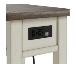 Bolanburg Chairside End Table With USB Ports & Outlets 22 Bolanburg Chairside End Table With USB Ports & Outlets -Living Room Furniture 810598700 2
