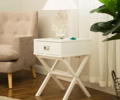 Glitzhome X-Leg End Table 23 Glitzhome X-Leg End Table -Living Room Furniture 810598716 A0 3