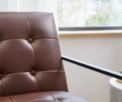 Glitzhome Modern Industrial Faux Leather Accent Chairs, 2-Pack 30 Glitzhome Modern Industrial Faux Leather Accent Chairs, 2-Pack -Living Room Furniture 810598913 A0 5