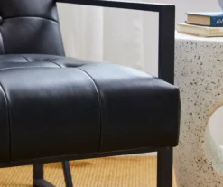 Glitzhome Modern Industrial Faux Leather Accent Chairs, 2-Pack 23 Glitzhome Modern Industrial Faux Leather Accent Chairs, 2-Pack -Living Room Furniture 810598914 A0 5