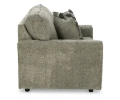 Cascilla Pewter Gray Loveseat -Living Room Furniture 810609754 3