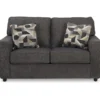 Cascilla Slate Gray Loveseat 1 Cascilla Slate Gray Loveseat -Living Room Furniture 810609756 A0 3