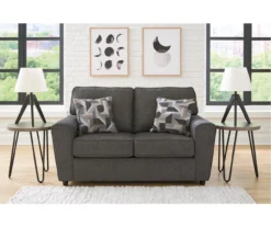 Cascilla Slate Gray Loveseat -Living Room Furniture 810609756 A0 5