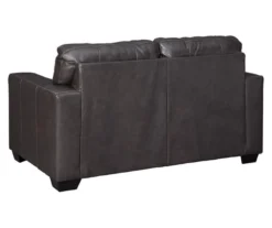 Morelos Gray Leather Loveseat 9 Morelos Gray Leather Loveseat -Living Room Furniture 810610794 A0 2
