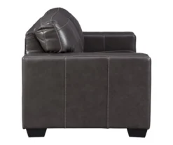 Morelos Gray Leather Loveseat 10 Morelos Gray Leather Loveseat -Living Room Furniture 810610794 A0 6